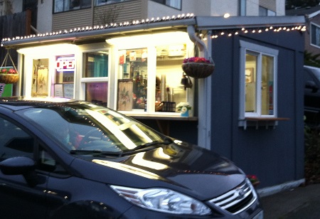 Stone Ground Coffee stand